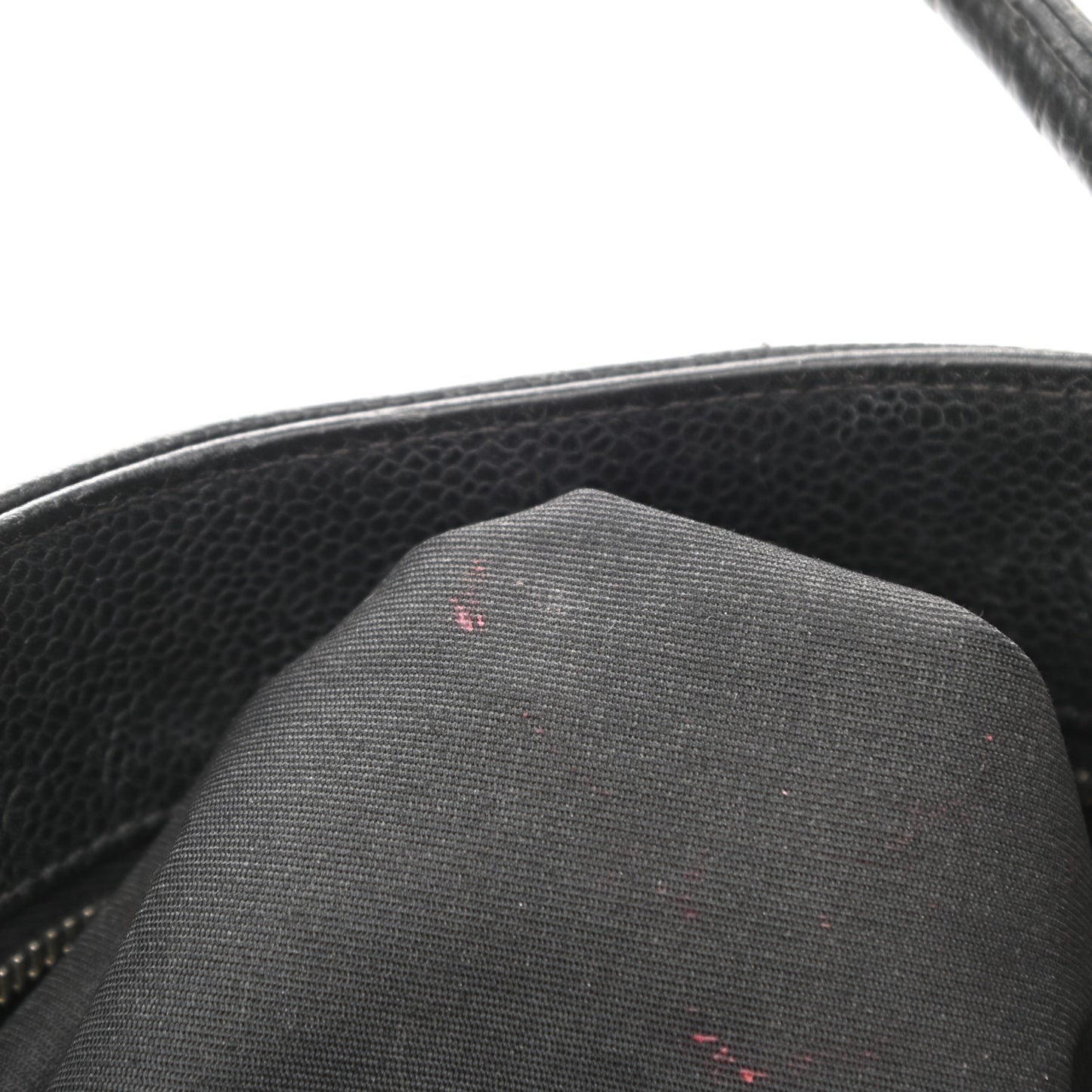 Caviar Quilted Medallion Tote Black