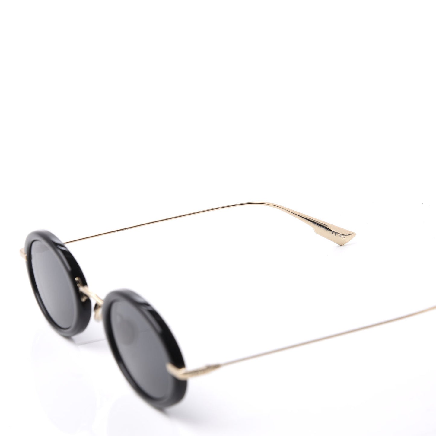 Hypnotic Round Sunglasses Gold Gray