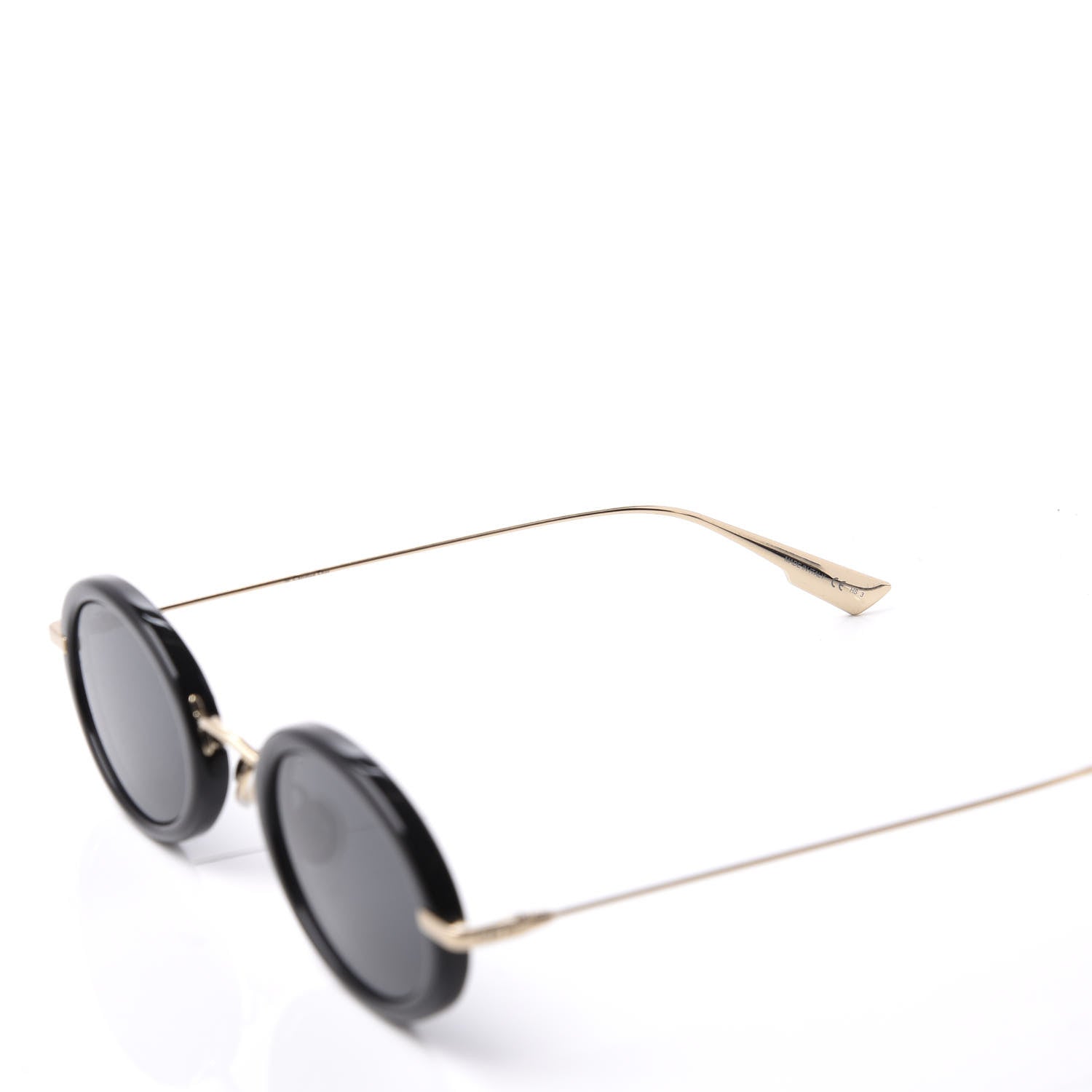 Christian Dior Hypnotic Round Sunglasses Gold Gray 5 of 8