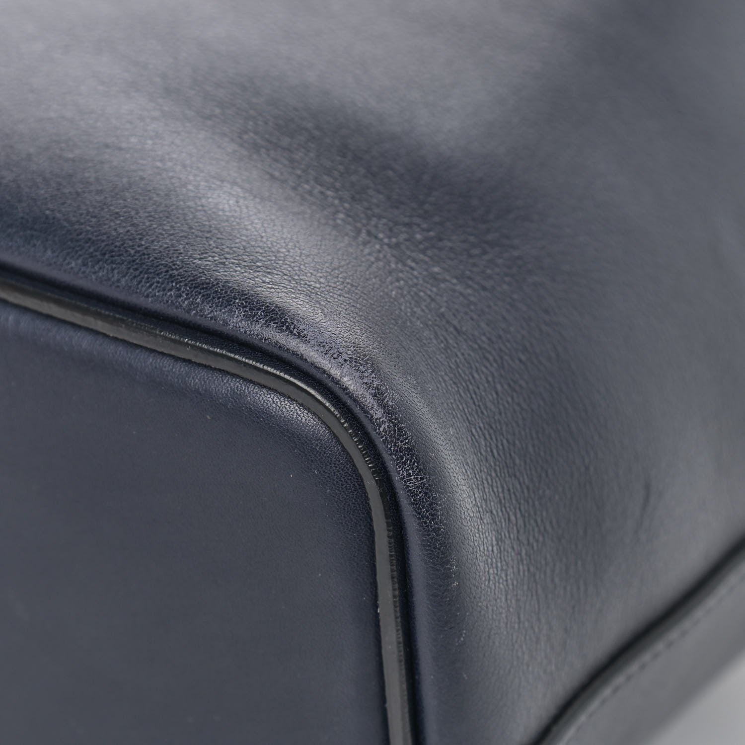 Celine Lambskin Small Soft Cube Satchel Navy 8 of 14
