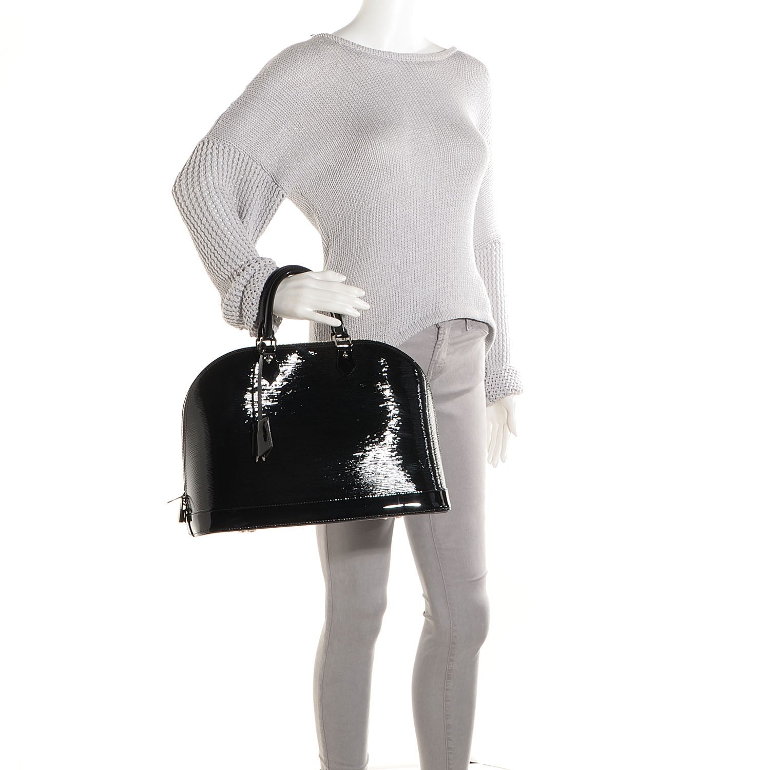 Louis Vuitton Electric Epi Alma GM Black 2 of 7