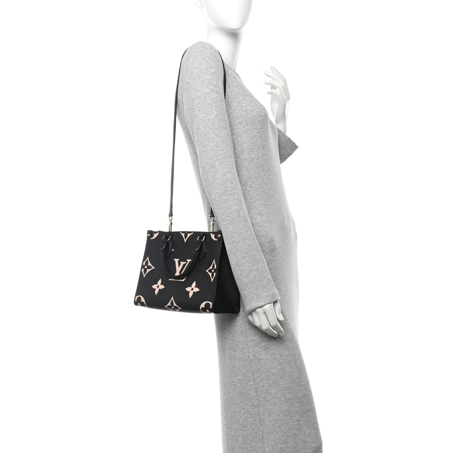 Empreinte Monogram Giant Onthego PM Black Beige