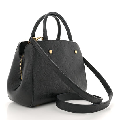 Louis Vuitton Empreinte Montaigne BB Black 3 of 15