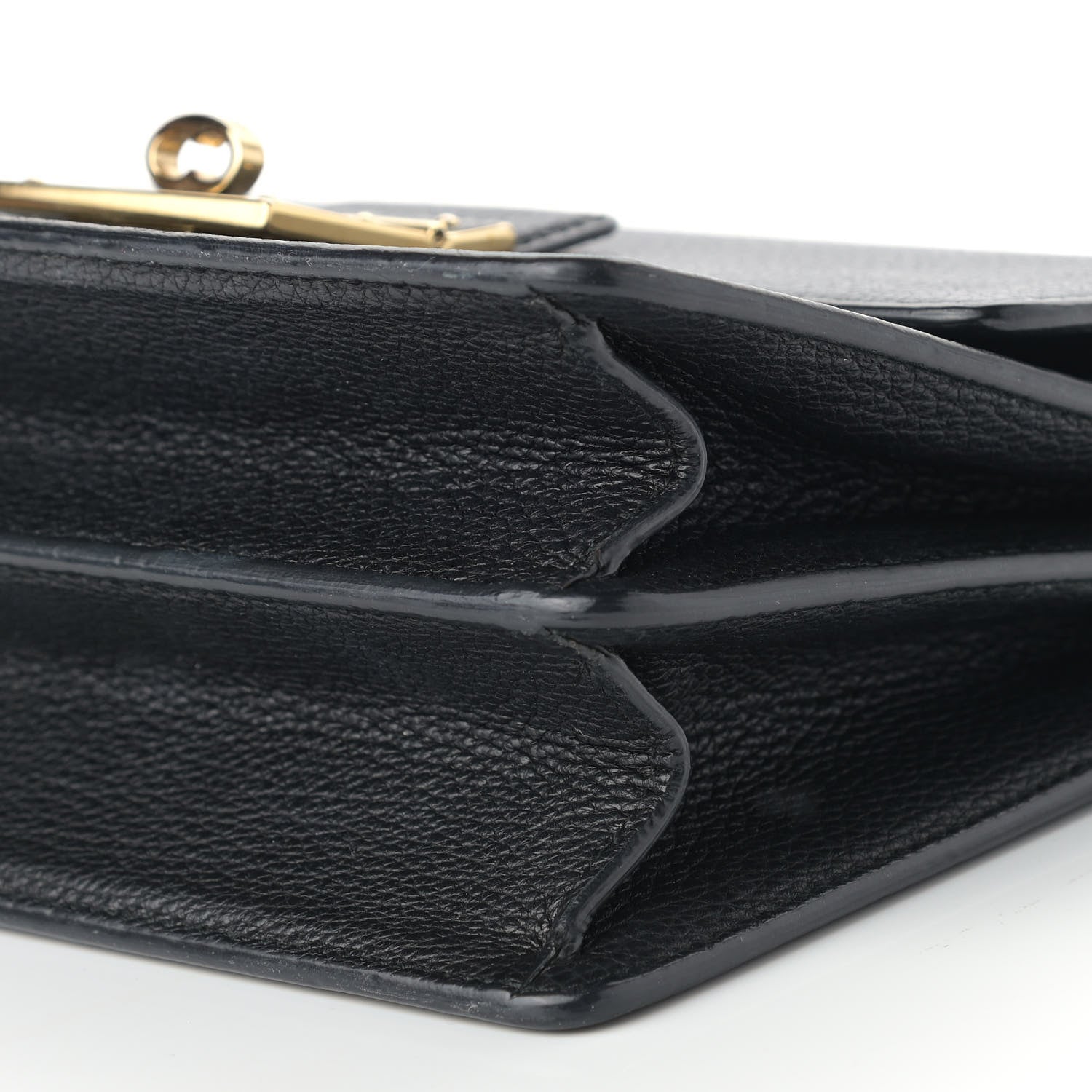 Dolce & Gabbana Grained Calfskin Rosalia Shoulder Bag Black 9 of 10