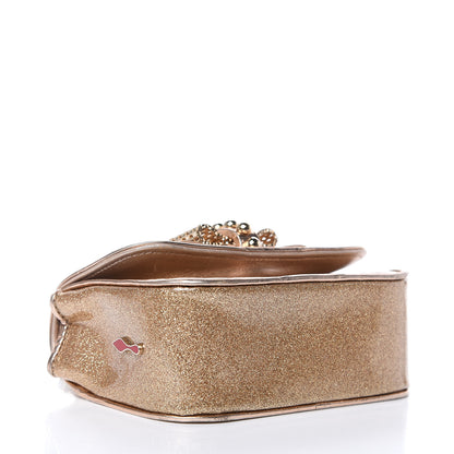 Christian Louboutin Mini Glitter PVC Specchio Sweety Charity Crossbody Bag Nude 4 of 12