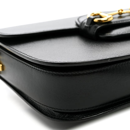 Gucci Azalea Calfskin Horsebit 1955 Shoulder Bag Black 9 of 10