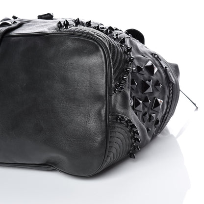 Alexander McQueen Calfskin Studded Faithful Tote Black 6 of 11