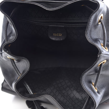Gucci Calfskin Bamboo Backpack Black 5 of 22