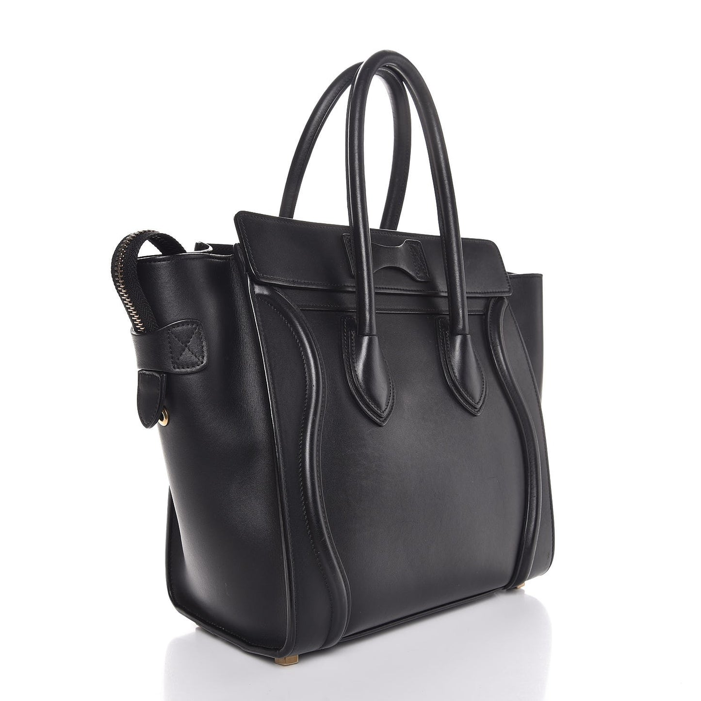 Smooth Calfskin Micro Luggage Black