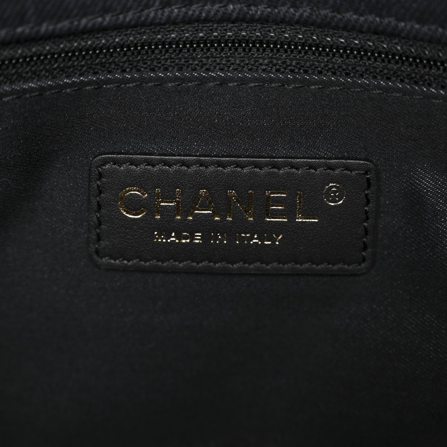 Denim Quilted Denim Mood Large Flap Black Multicolor
