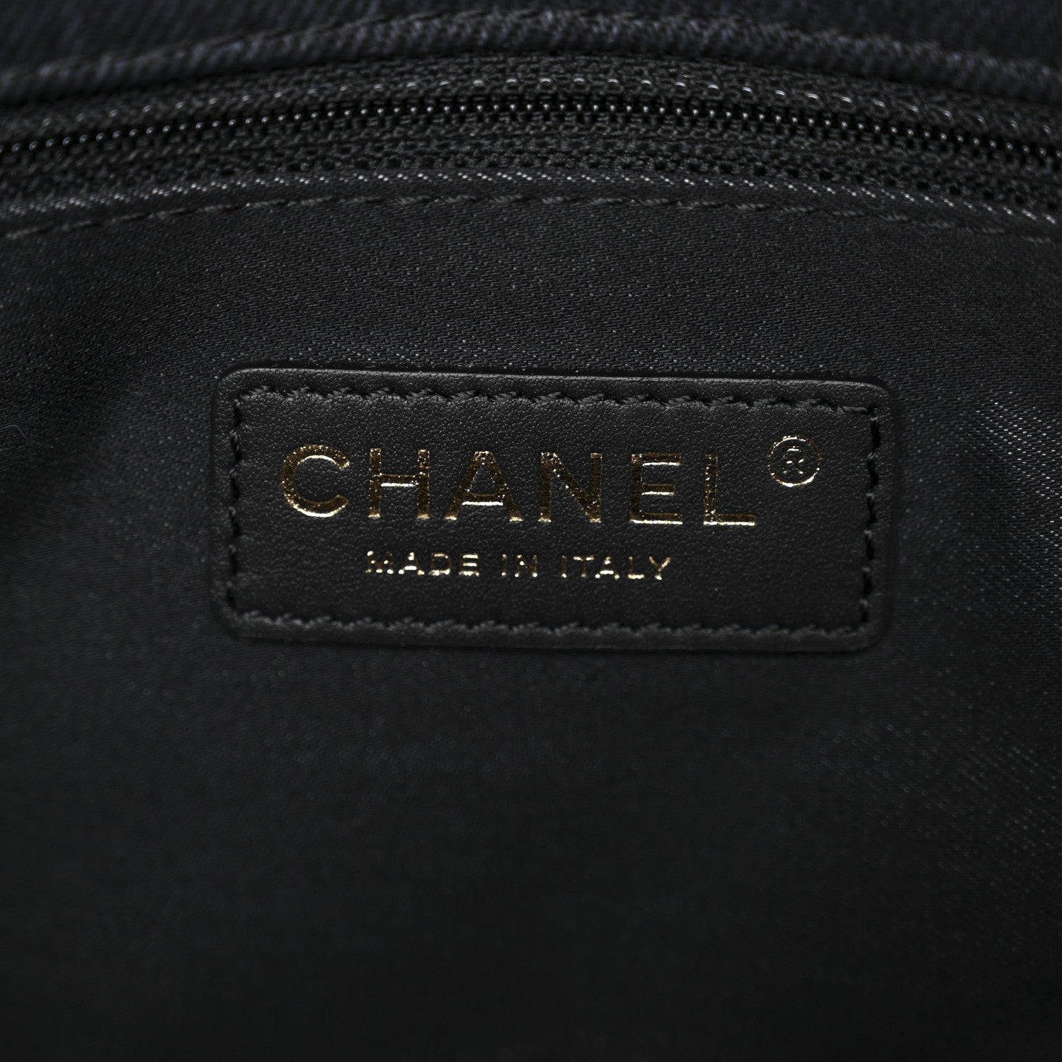 Chanel Denim Quilted Denim Mood Large Flap Black Multicolor 6 of 11