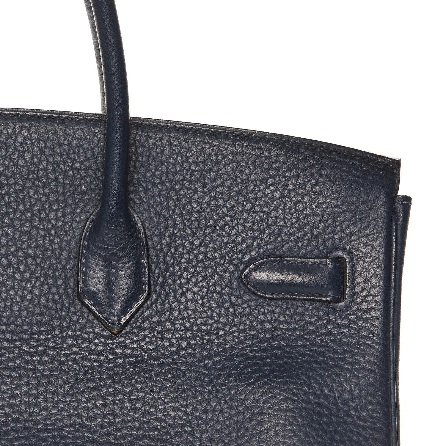 Hermes Taurillon Clemence Birkin 35 Bleu Abysse 14 of 27