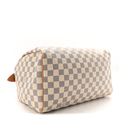 Louis Vuitton Damier Azur Speedy 30 4 of 10