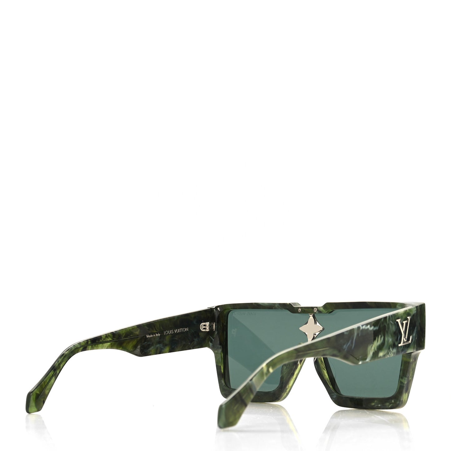 Acetate Marble Effect Swarovski Cyclone Sunglasses Z1552W Green