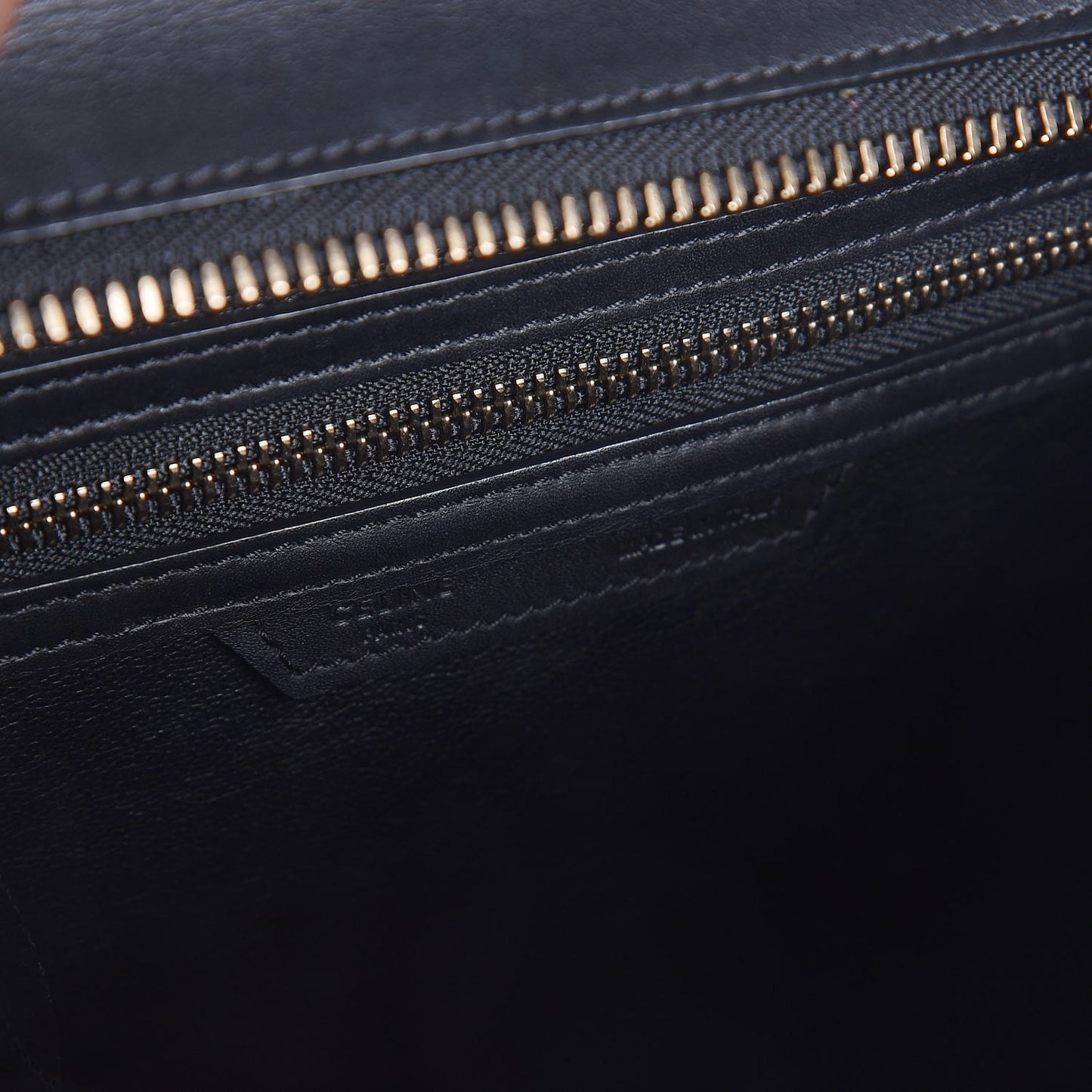 Smooth Calfskin Micro Luggage Black