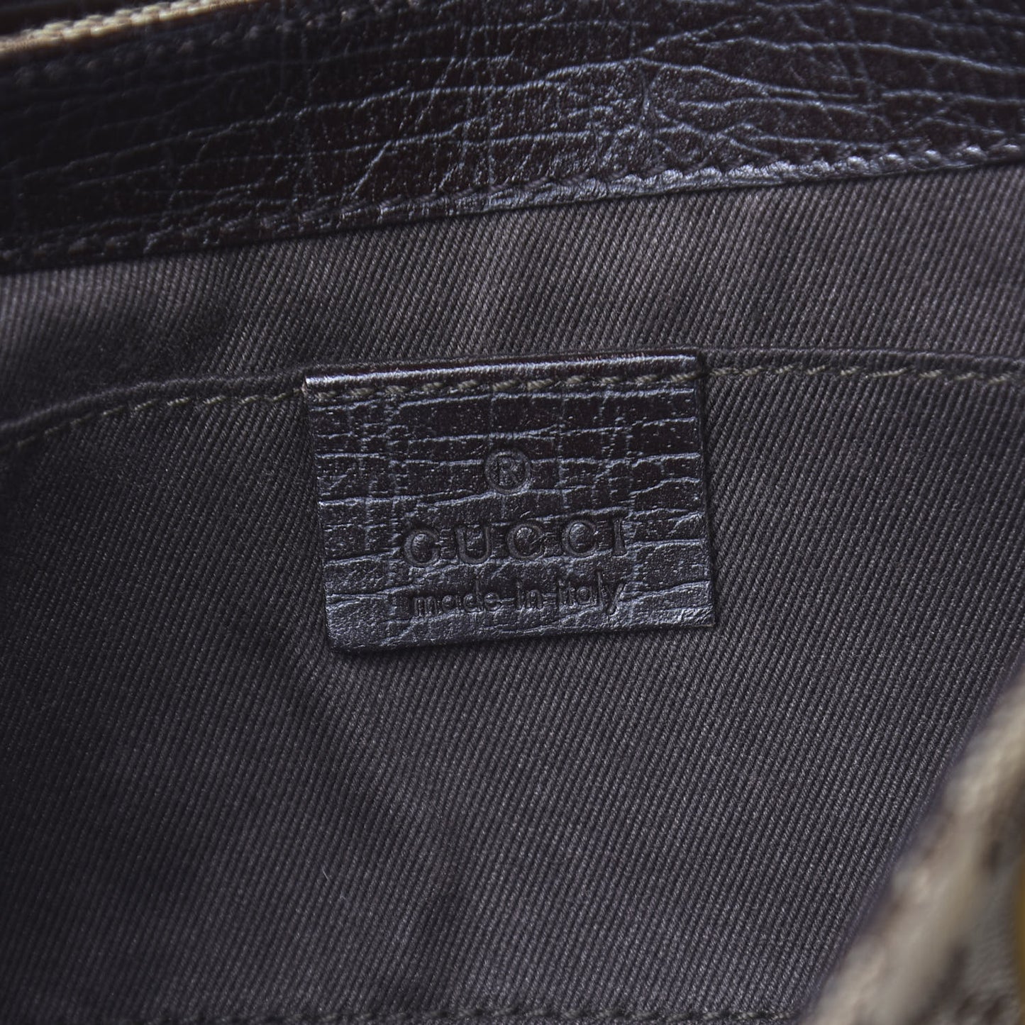 Monogram Horsebit Clutch Dark Brown