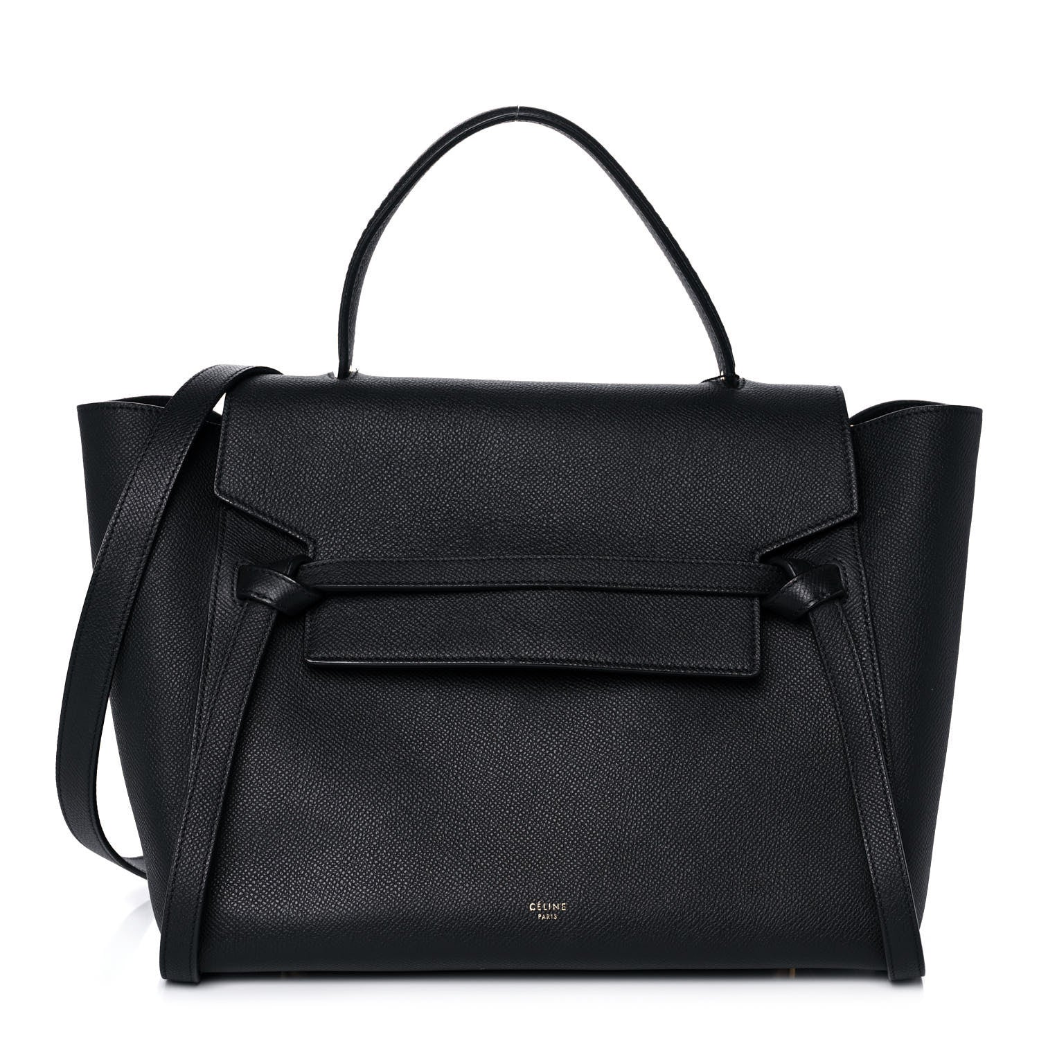 Celine Grained Calfskin Mini Belt Bag Black 1 of 12
