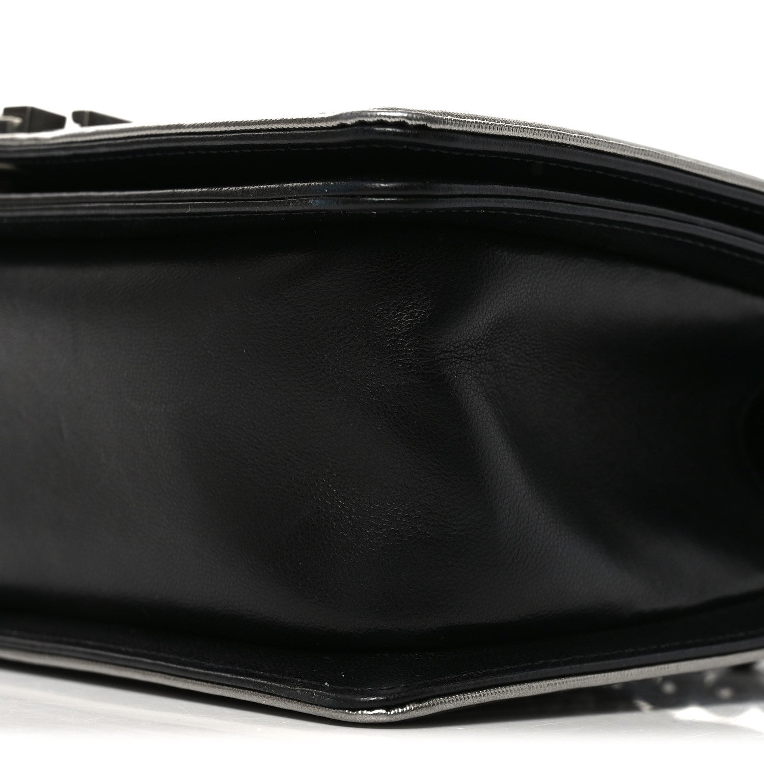 Chanel Jersey Embroidered Medium Boy Flap Black Silver 9 of 9
