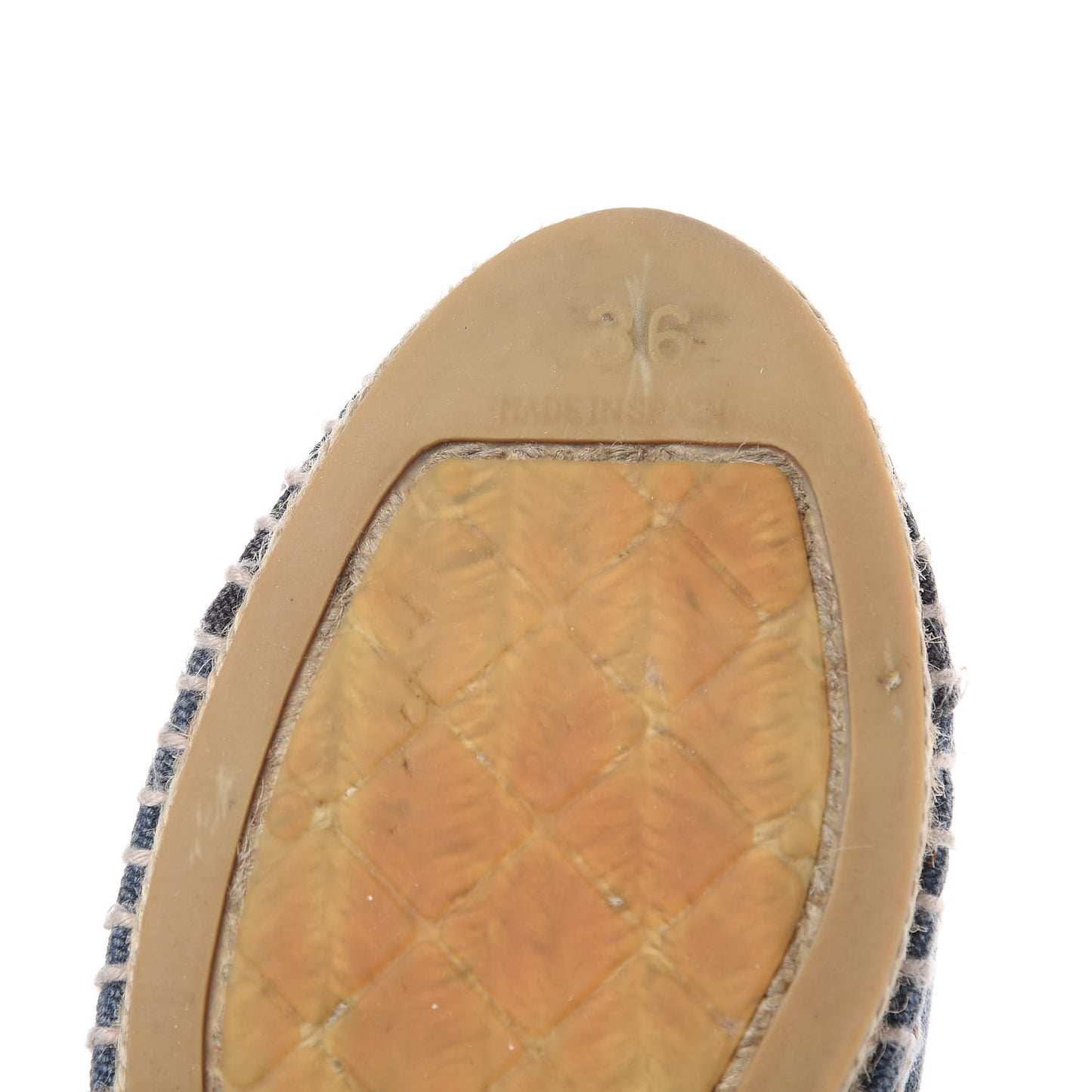 Toile CC Espadrilles 36 Navy Black