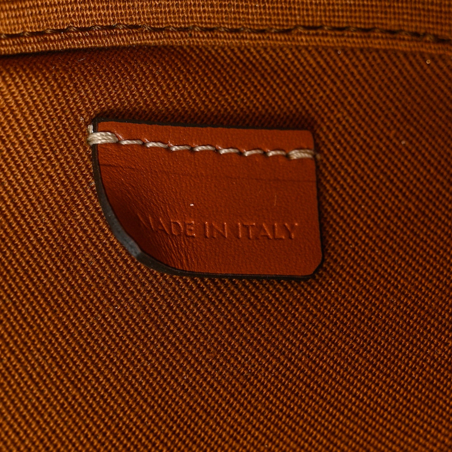 Celine Triomphe Canvas Mini Triangle Crossbody Bag Tan 5 of 6