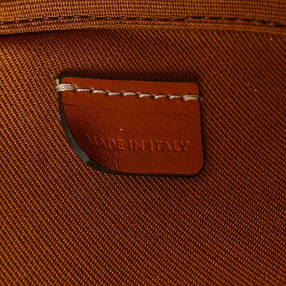 Celine Triomphe Canvas Mini Triangle Crossbody Bag Tan 5 of 6