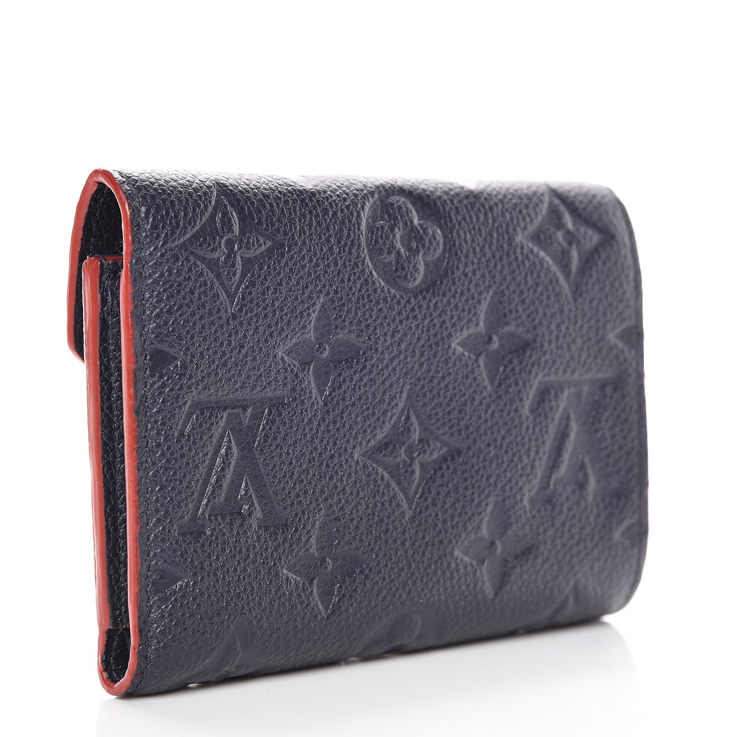Empreinte Victorine Wallet Marine Rouge