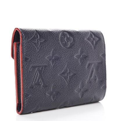 Louis Vuitton Empreinte Victorine Wallet Marine Rouge 3 of 10