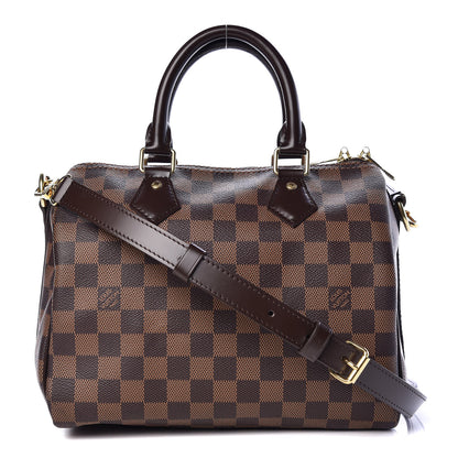 Louis Vuitton Damier Ebene Speedy Bandouliere 25 1 of 11