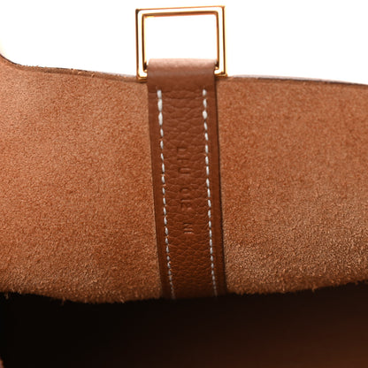 Hermes Taurillon Clemence Picotin Lock 18 PM Gold 7 of 11