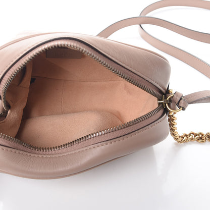Gucci Calfskin Matelasse Mini GG Marmont Chain Shoulder Bag Nude 5 of 13