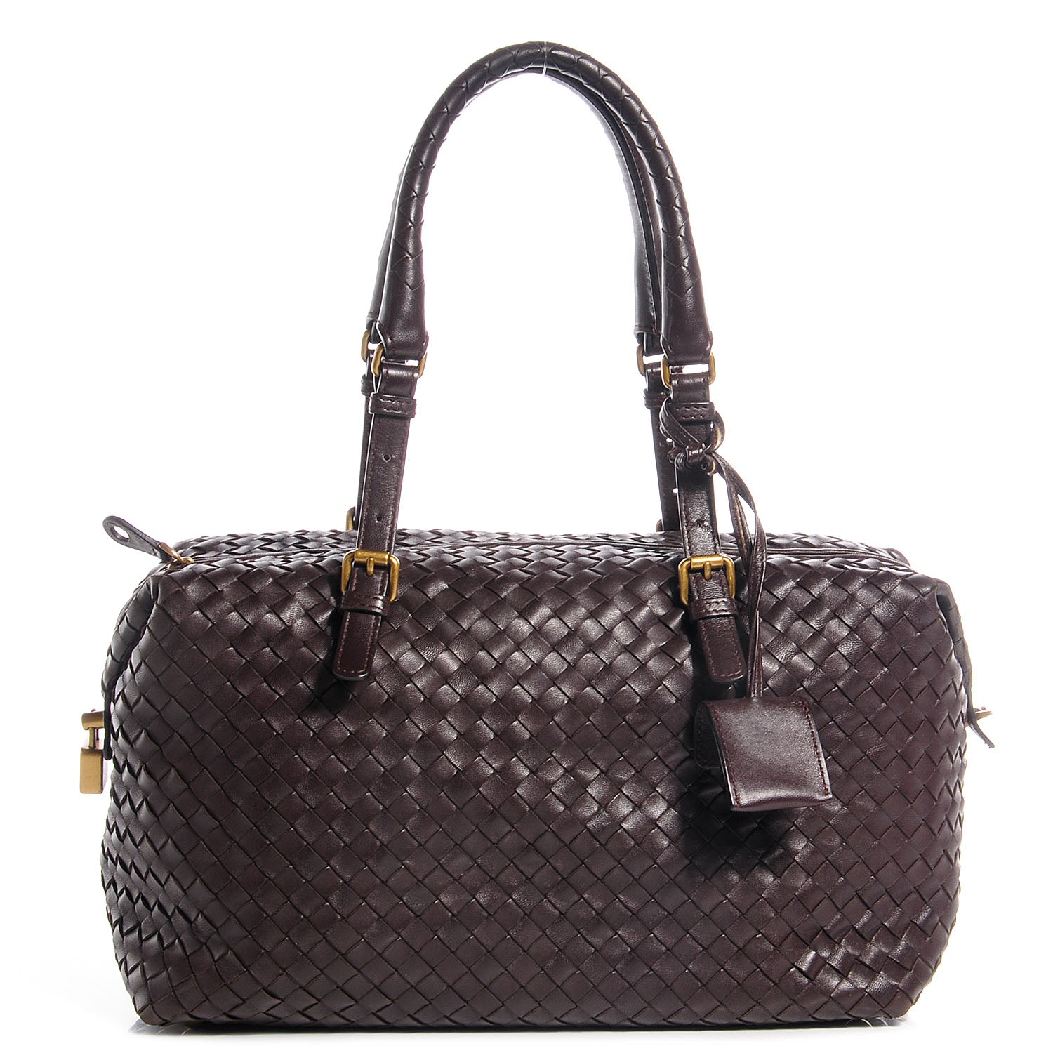 Bottega Veneta Nappa Intrecciato Montaigne Bag Ebano 1 of 8