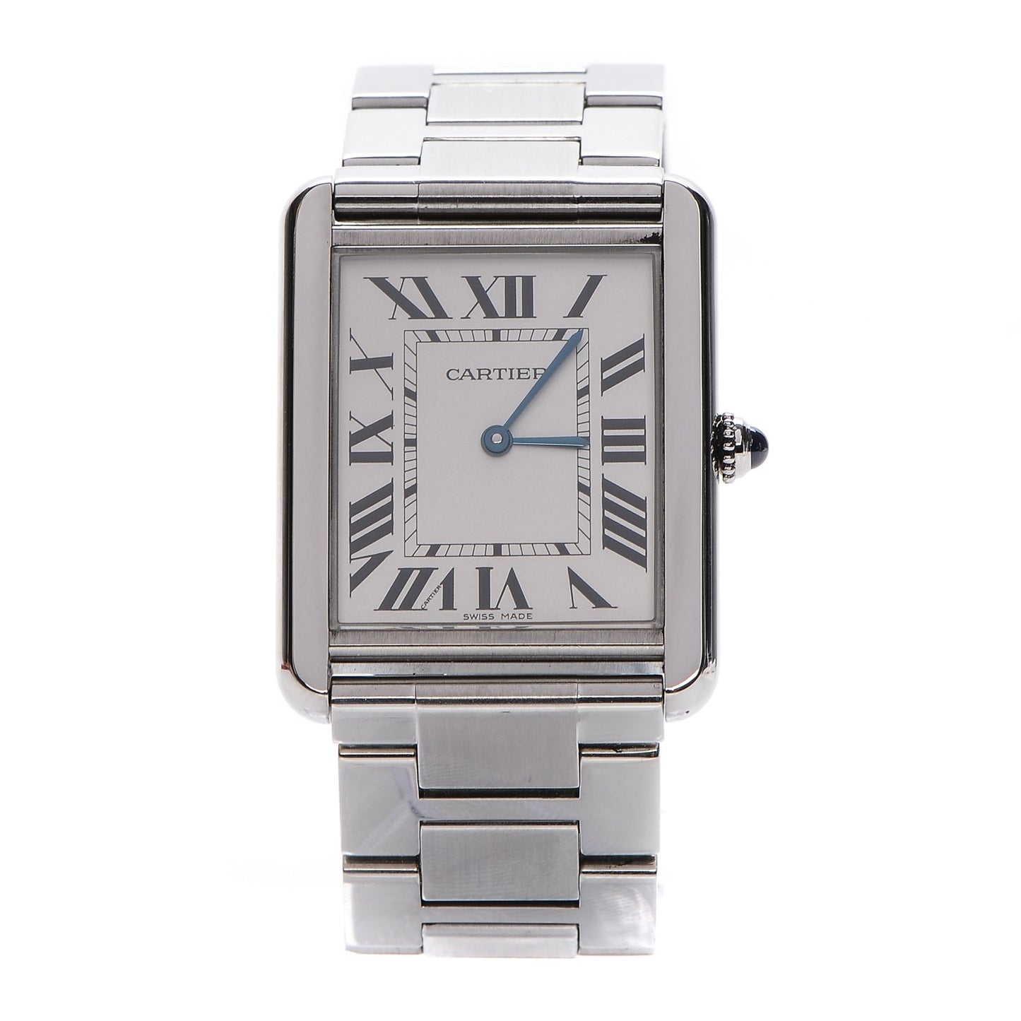 Stainless Steel 27mm Tank Solo Quartz Watch
