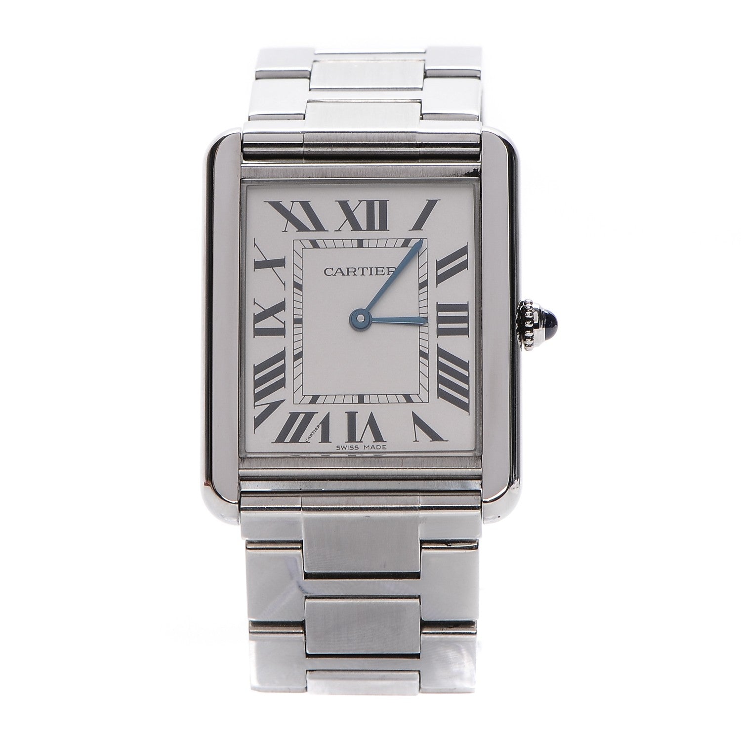 Cartier Stainless Steel 27mm Tank Solo Quartz Watch 1 of 8