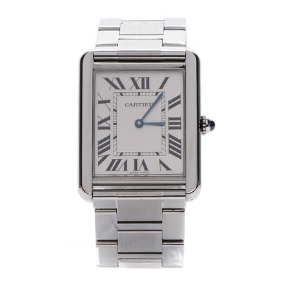 Cartier Stainless Steel 27mm Tank Solo Quartz Watch 1 of 8