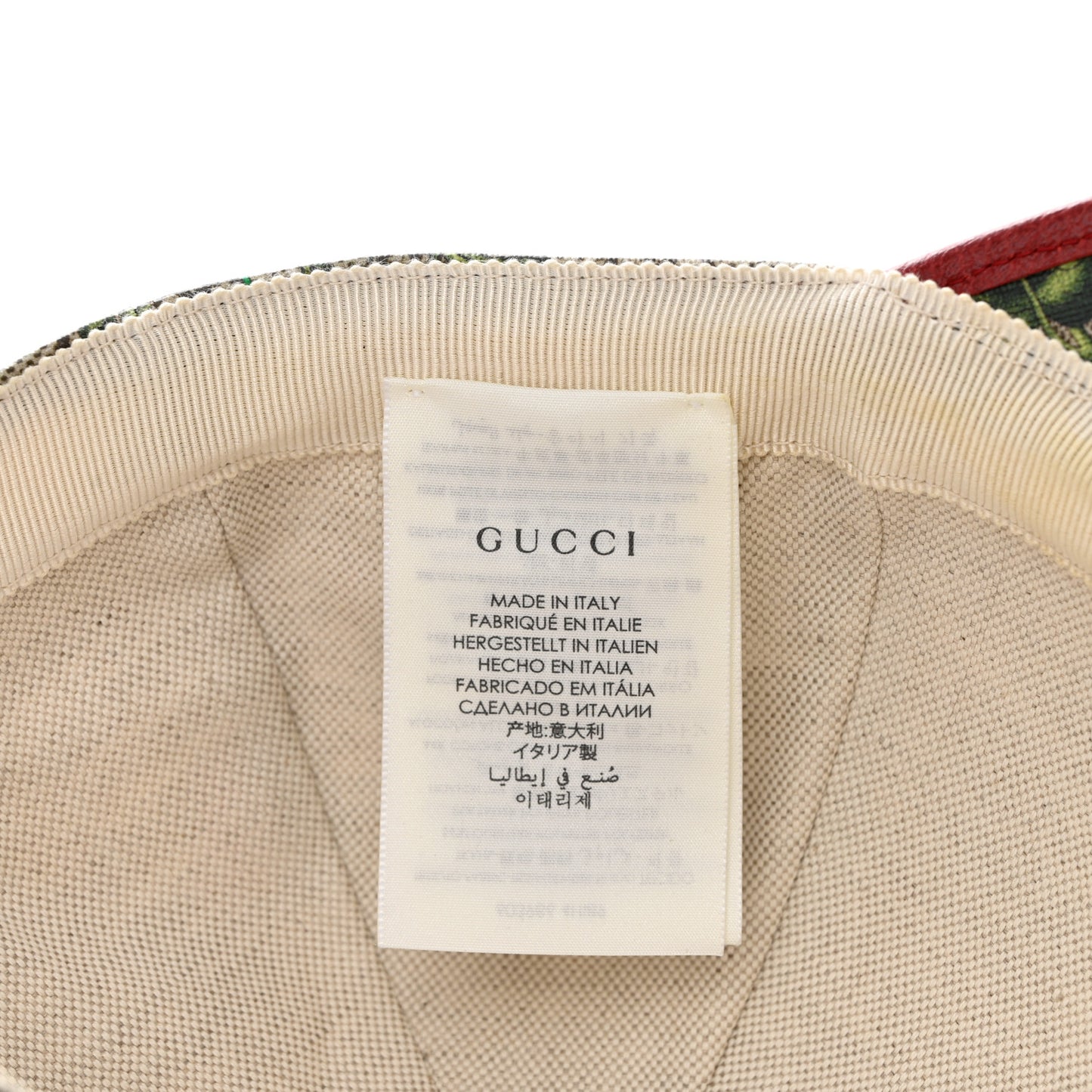 GG Supreme Flora Claudia Baseball Hat 56 S Red