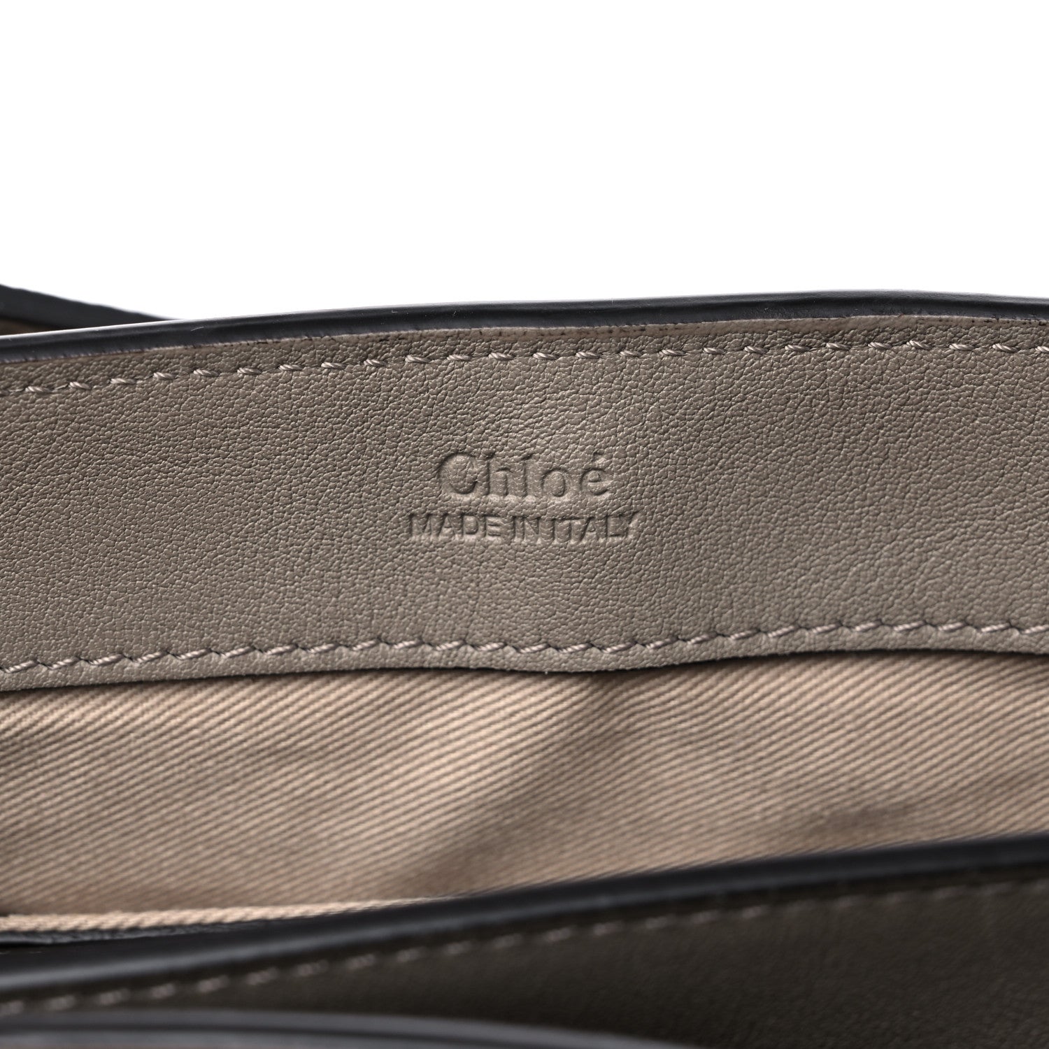 Chloe Calfskin Mini Faye Day Shoulder Bag Motty Grey 5 of 10