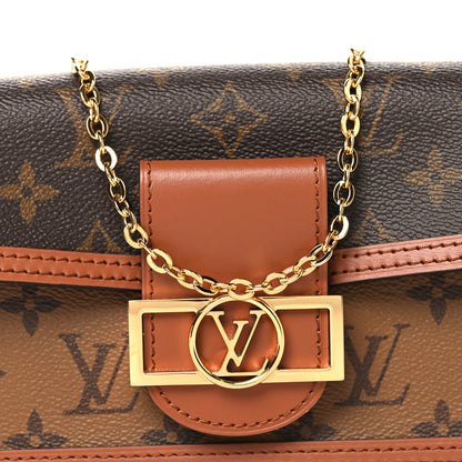 Louis Vuitton Reverse Monogram Dauphine Chain Wallet 7 of 10