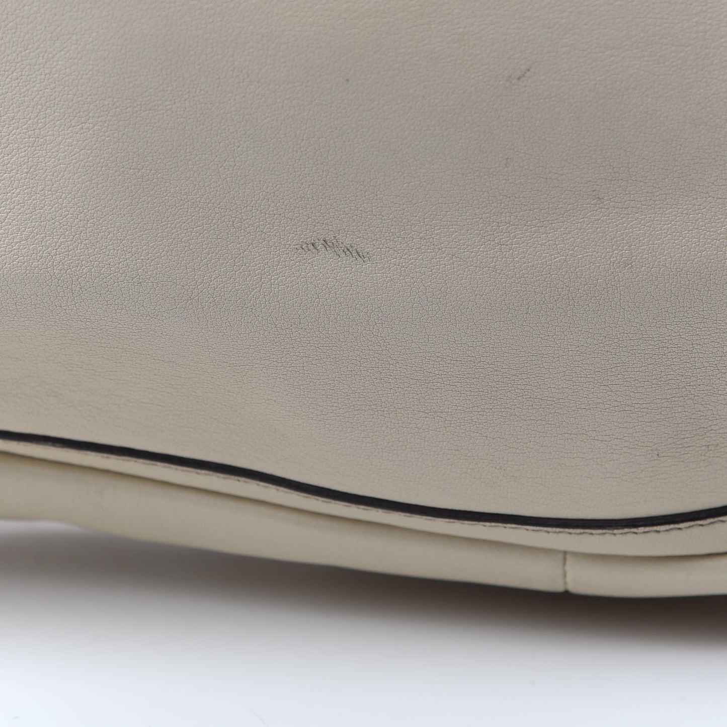 Calfskin Medium Abbey Tote Off White