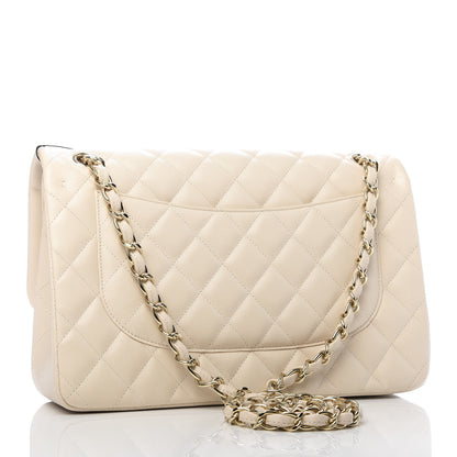 Chanel Caviar Quilted Jumbo Double Flap Beige Clair 2 of 9