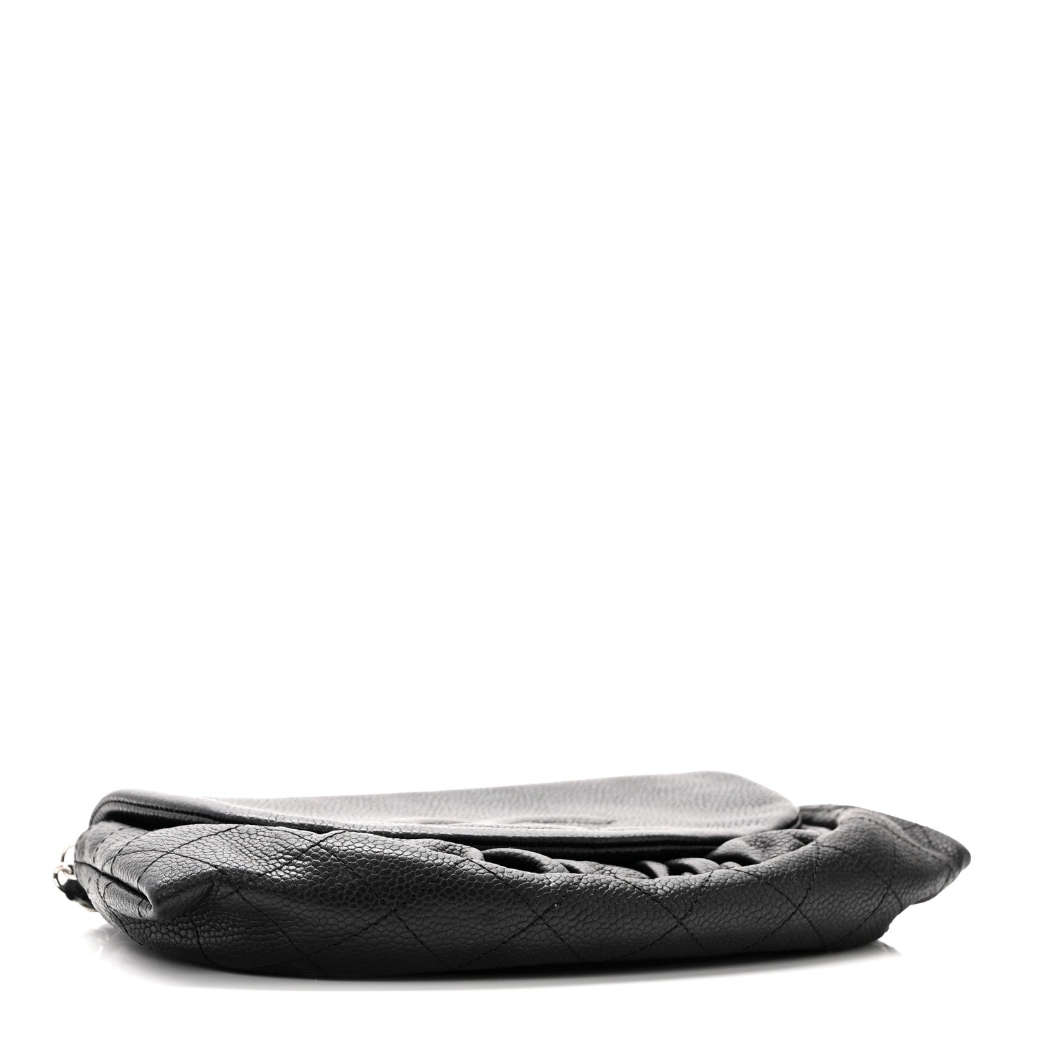 Chanel Caviar Half Moon Wallet On Chain WOC Black 4 of 12