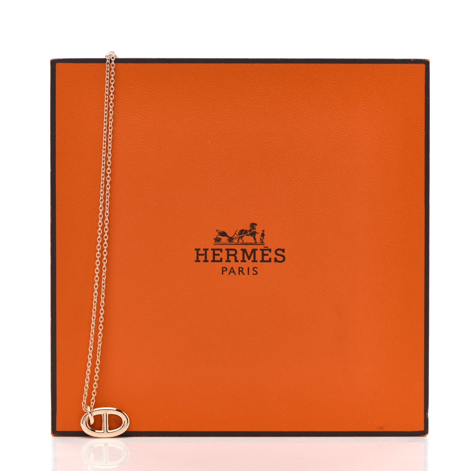 Hermes 18K Rose Gold PM Farandole Pendant Necklace 6 of 6