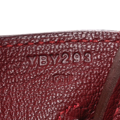 Hermes Togo Verso Birkin 30 Rouge Vif Rouge H 7 of 11