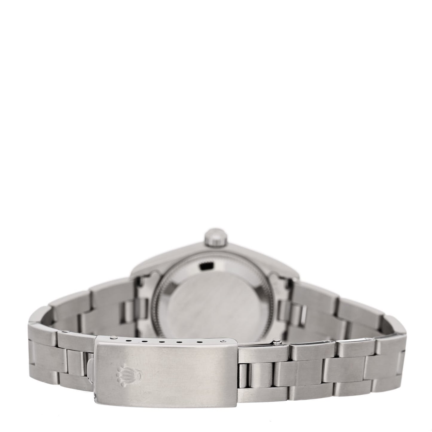 Stainless Steel 24mm Oyster Perpetual Watch Black 76080