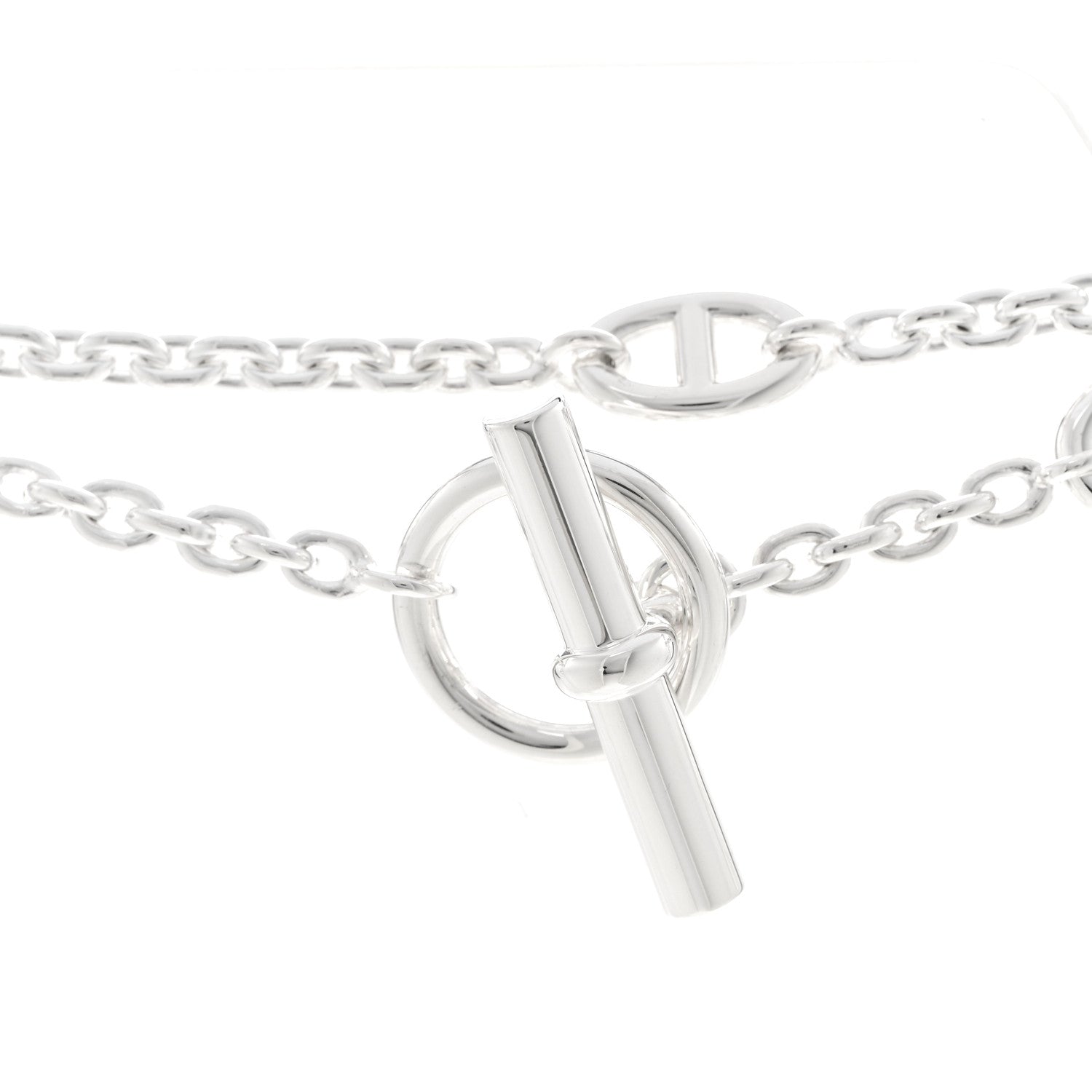 Hermes Sterling Silver Farandole Necklace 120 4 of 6