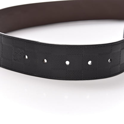 Louis Vuitton Damier Infini Calfskin 40mm Reversible Belt 100 Moka 6 of 10