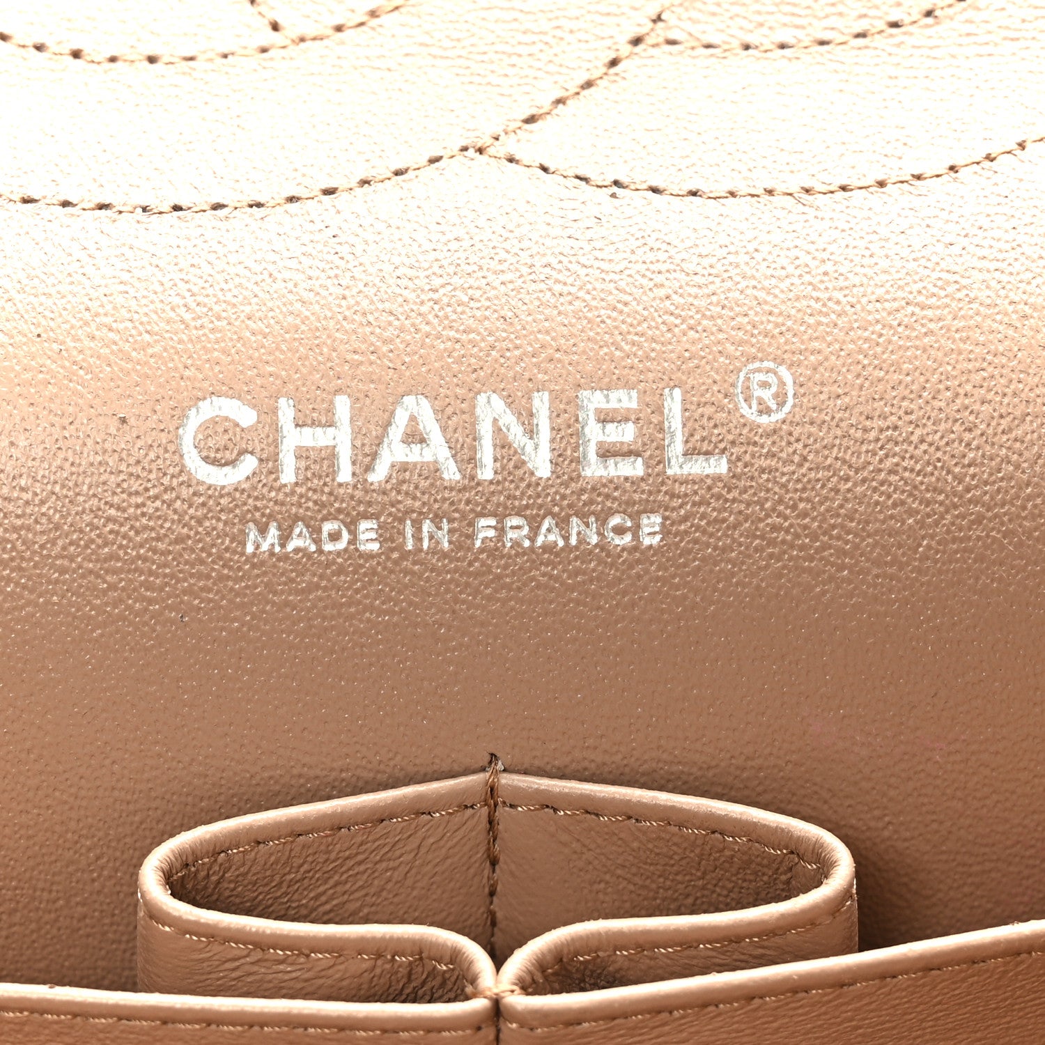 Chanel Caviar Quilted Jumbo Double Flap Beige 5 of 8