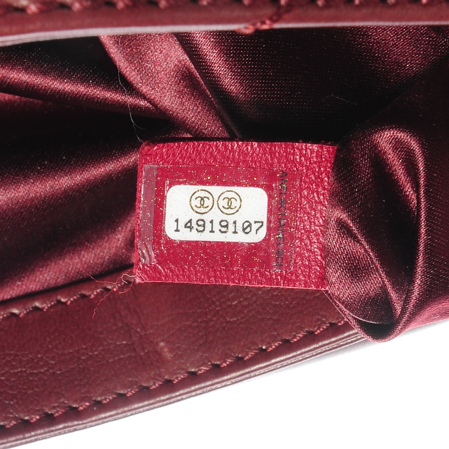 Chanel Lambskin Orient Express Flap Burgundy 8 of 8