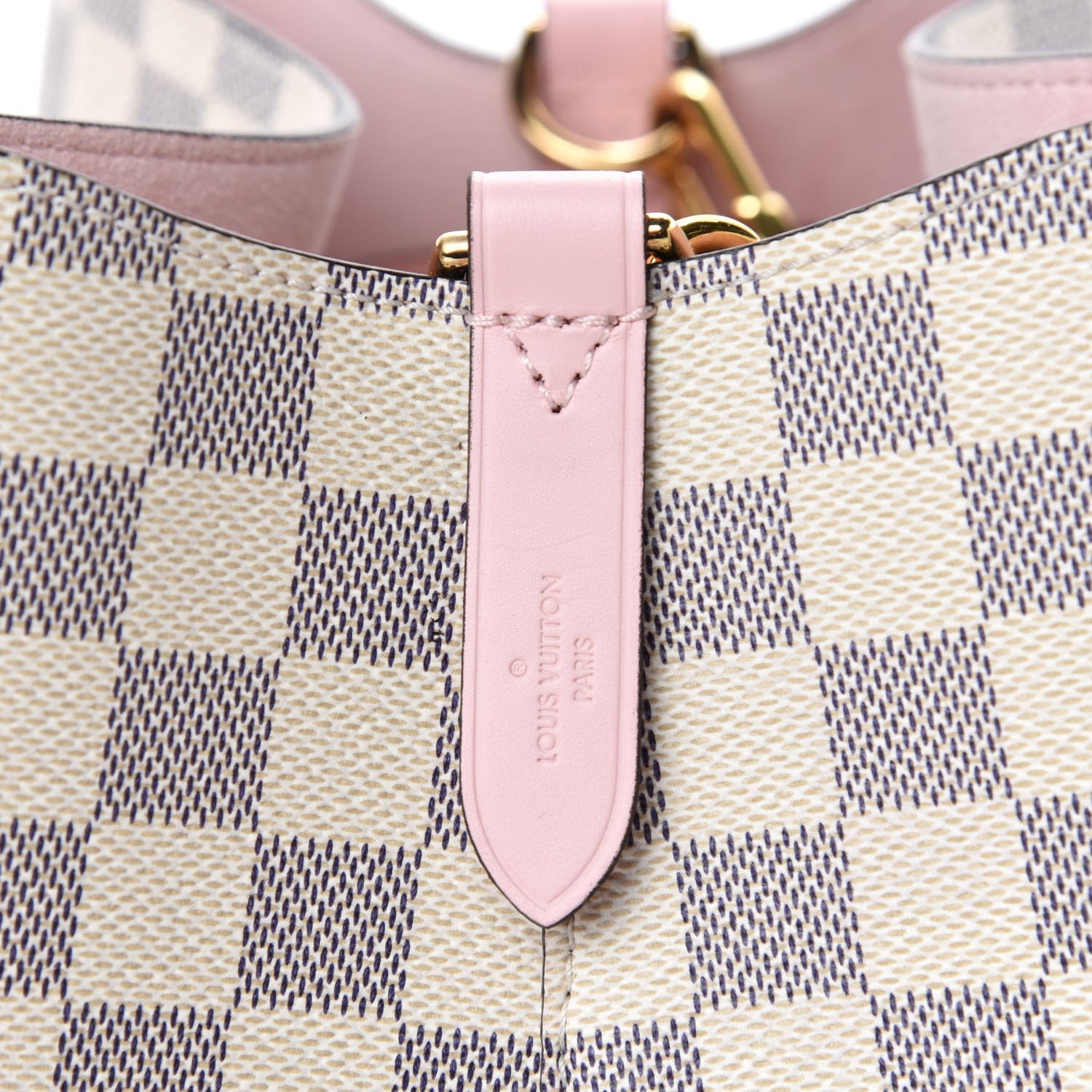 Louis Vuitton Damier Azur Neonoe MM Eau De Rose 8 of 9