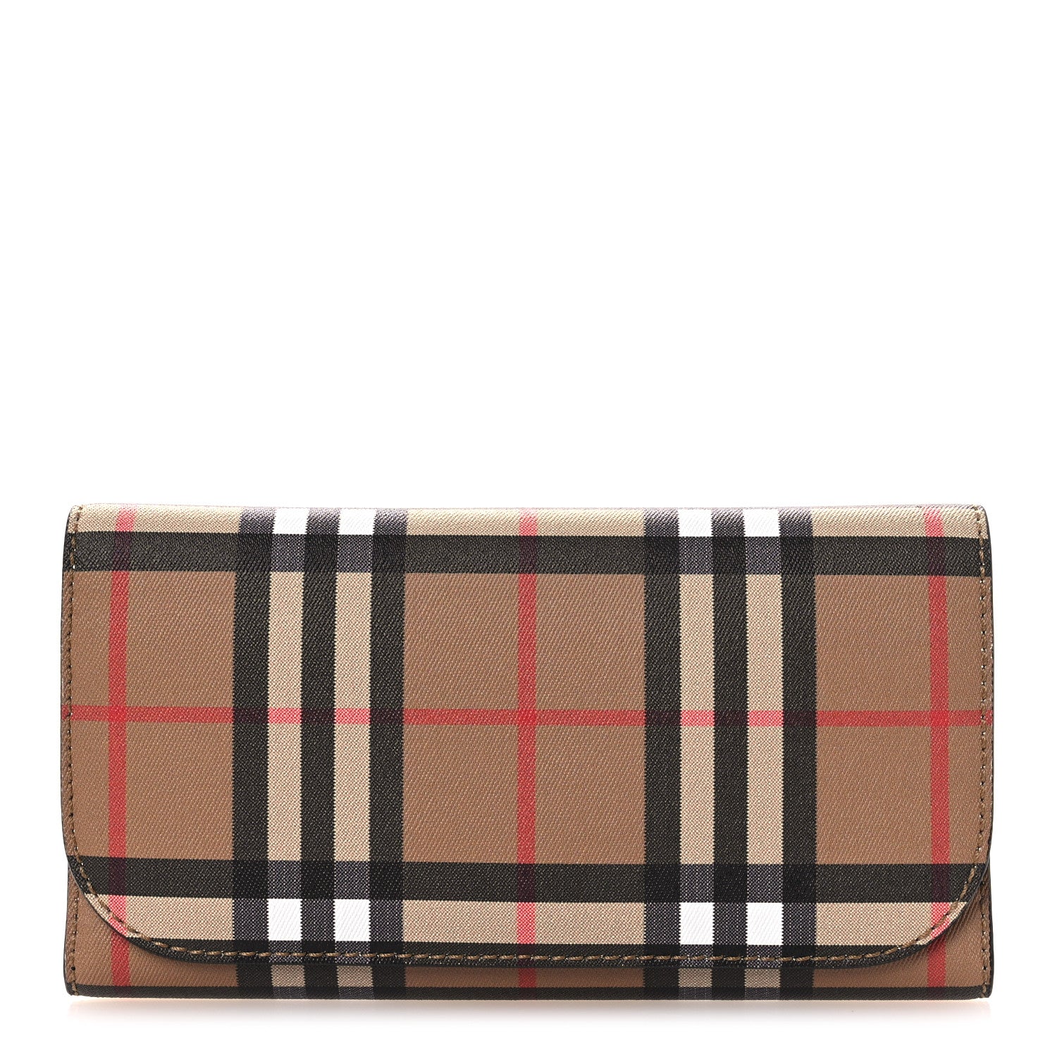 Burberry Vintage Check Continental Wallet Black 1 of 8