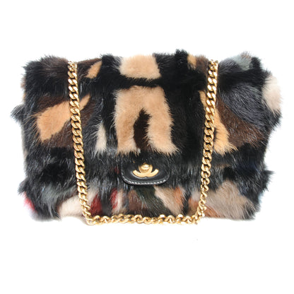 Chanel Multicolor Mink Fur Flap 1 of 8